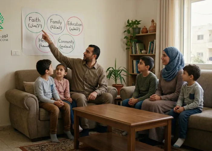 خمسة أشياء لا يُفرَّط فيها ودور الأسرة في الحفاظ عليها