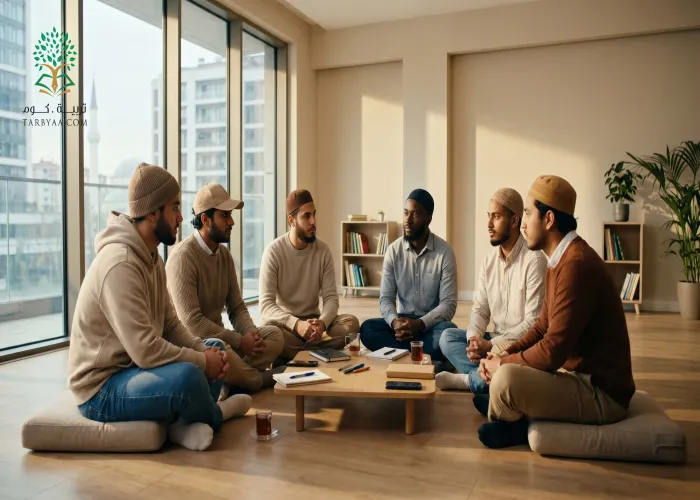 الأمة القائمة على الحق