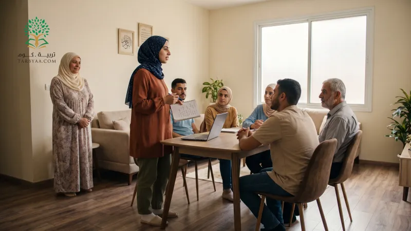 إن كان محضنك ينهار بغيابك فأنت لم تبنِ شيئًا بعد