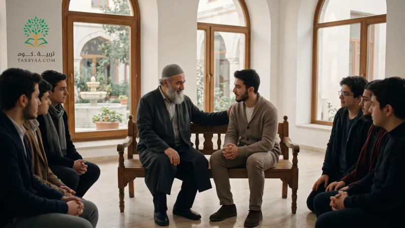 حين يفرح العالِم بأن تلميذه أصاب
