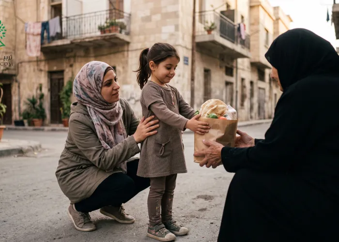 طفل يُطعم مسكينا اليوم.. رجل يرحم الناس غدا